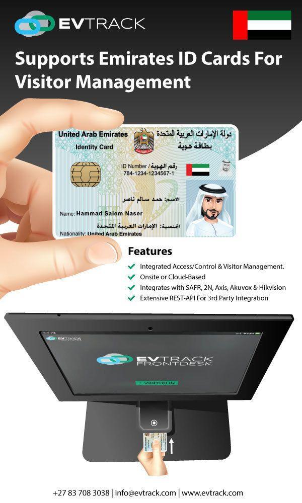 Supports Emirates ID Cards For Visitor Management