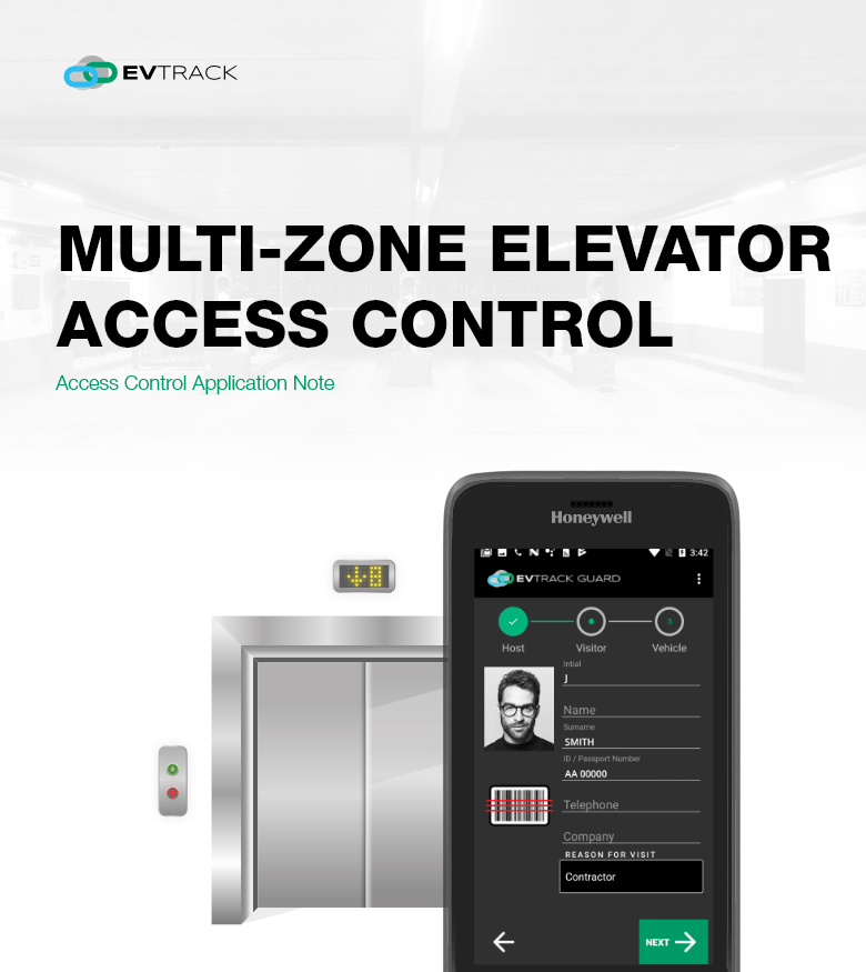 Multi-zone elevator access control